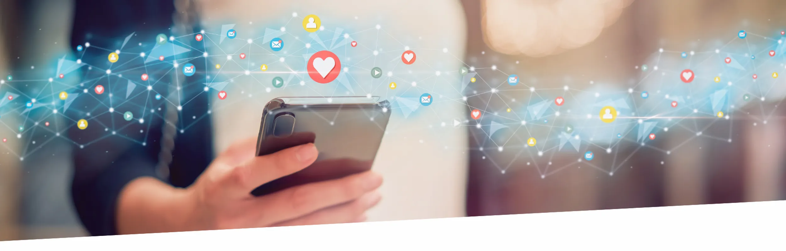 Social Media Manager*in (m/w/d) bei vianova Social Media Icons Hand Handy