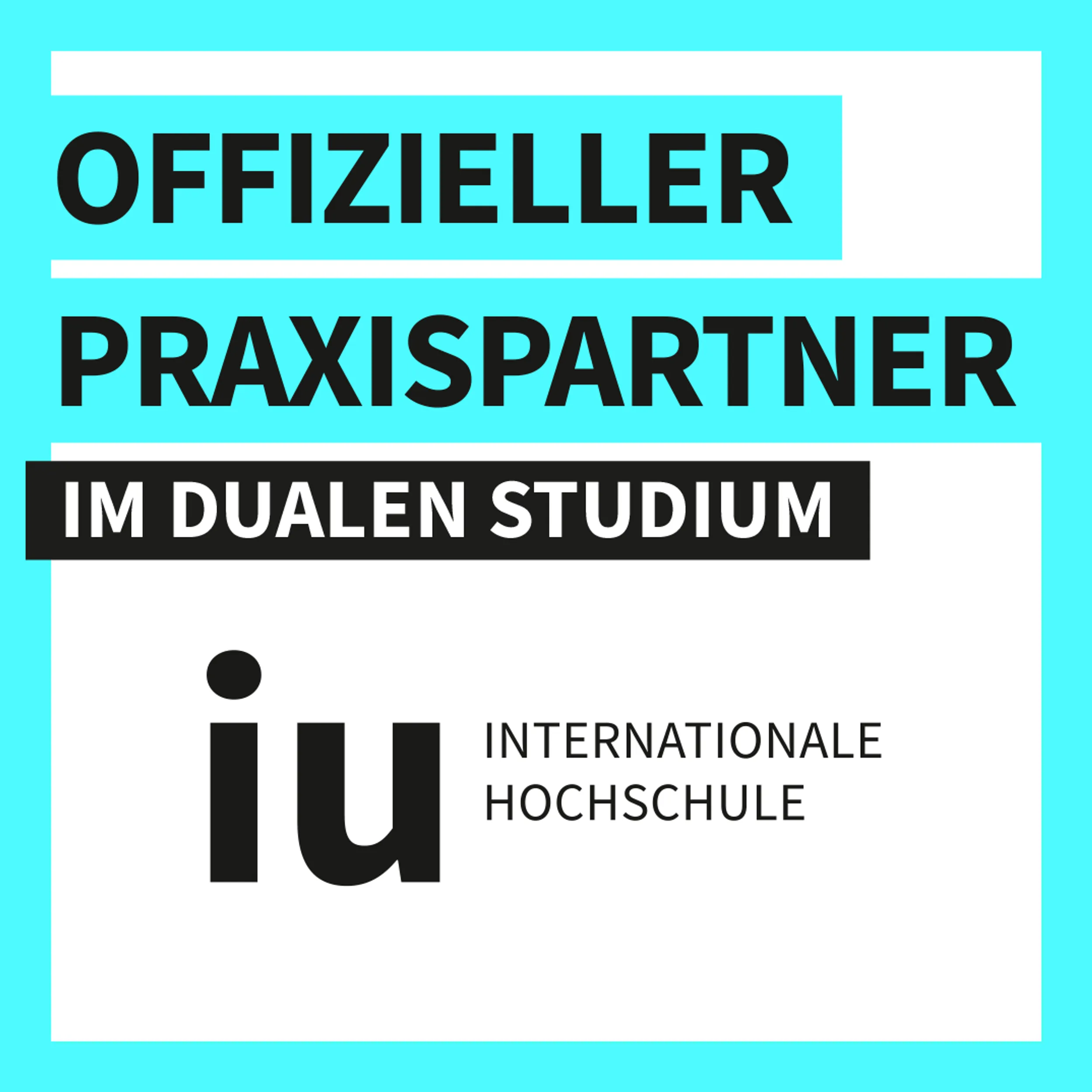 Logo offizieller Praxispartner IU Erfurt