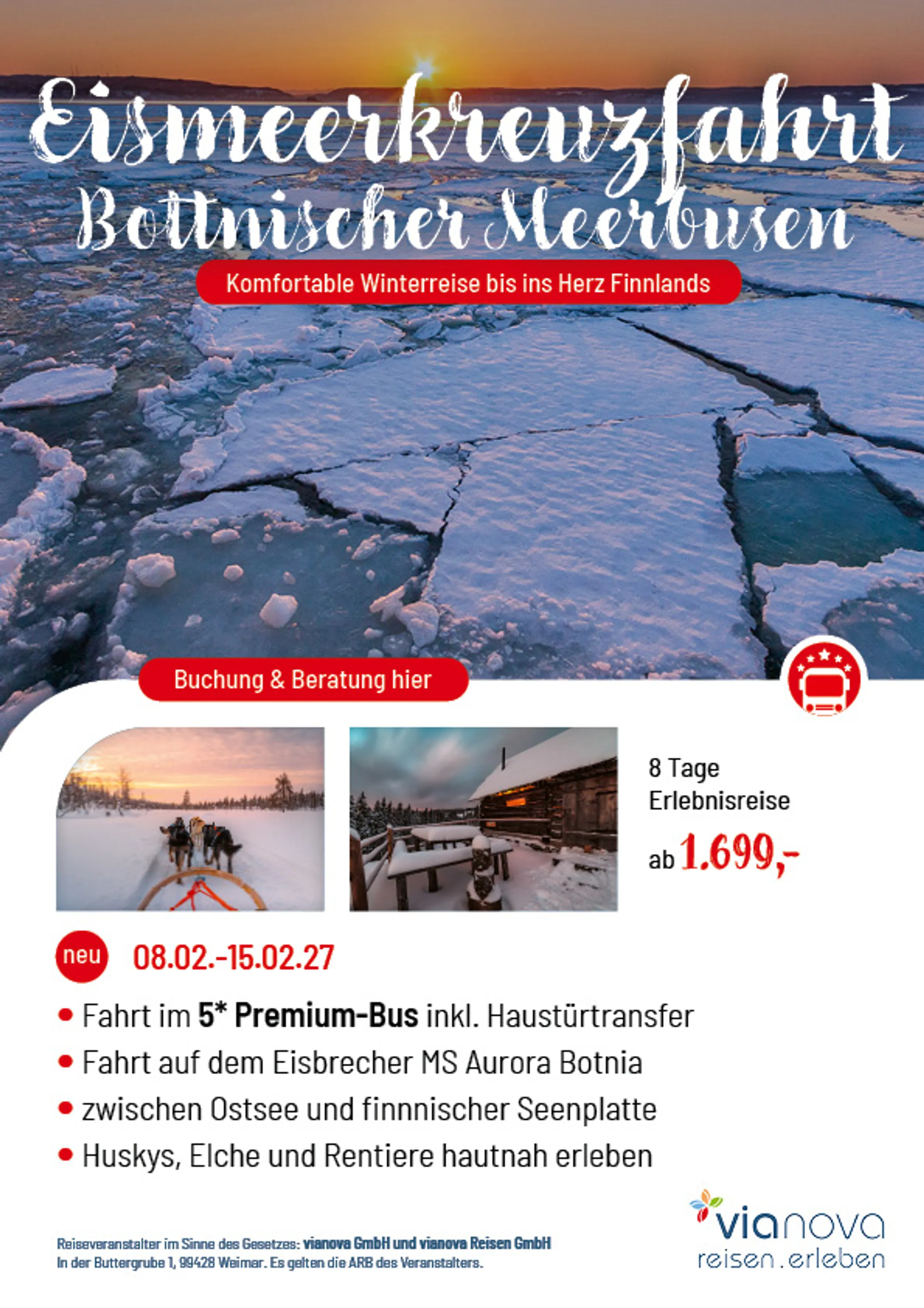 Sonnenuntergang Eisschollen Meer