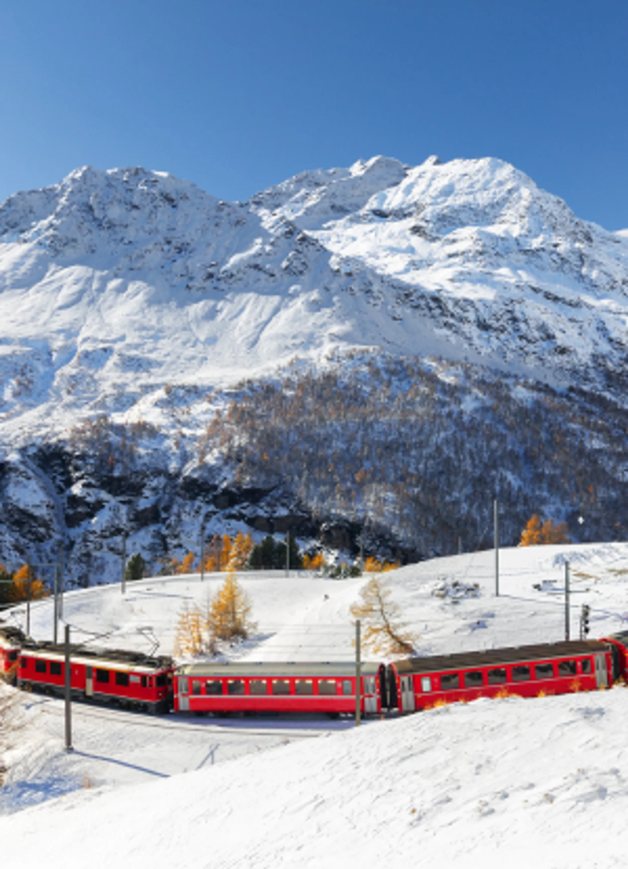 Glacier Express Schweizer Alpen Alp Grüm