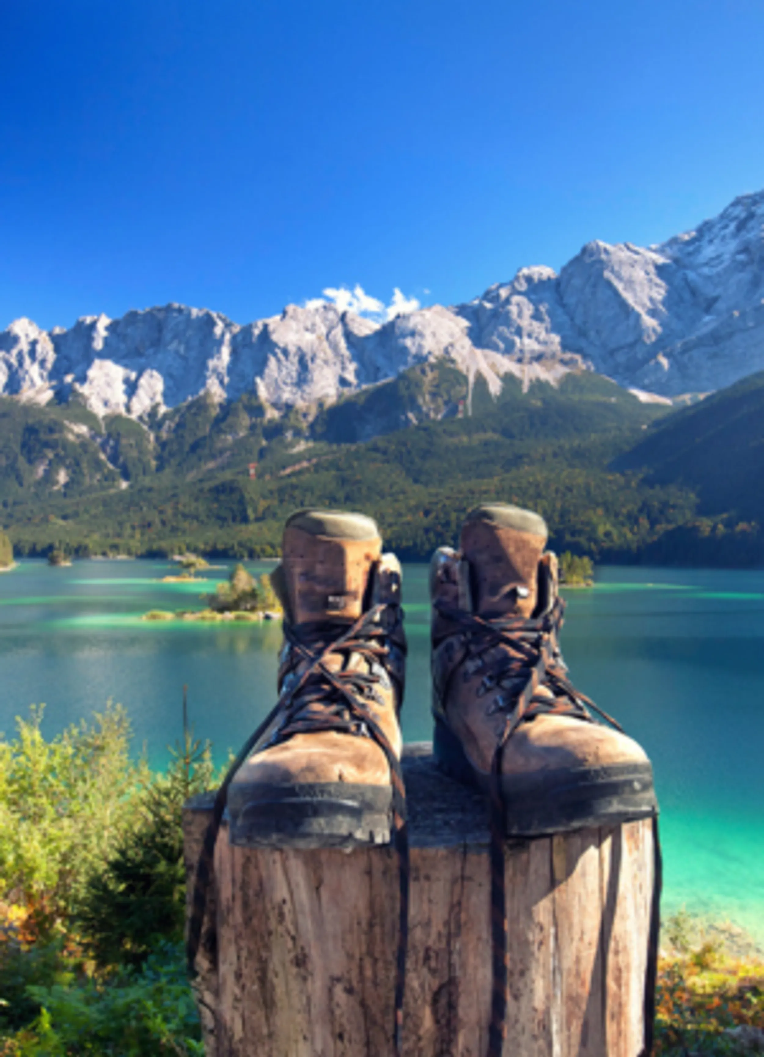 Allgäu Berge Panorama Wanderschuhe Sommer