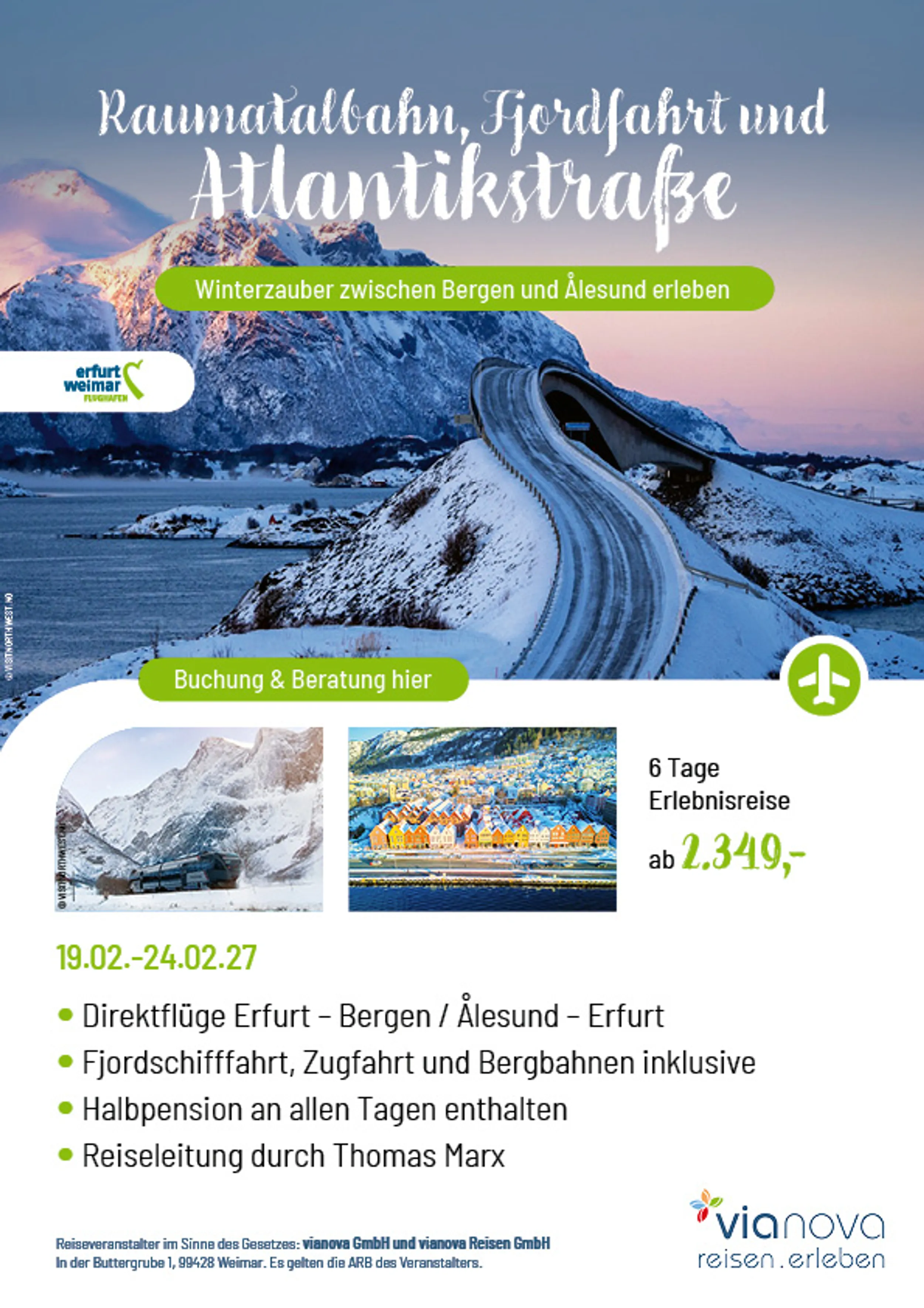 Flyer Winterzauber Norwegen Bergen Alesund Flyer Winterzauber Norwegen Bergen Alesund