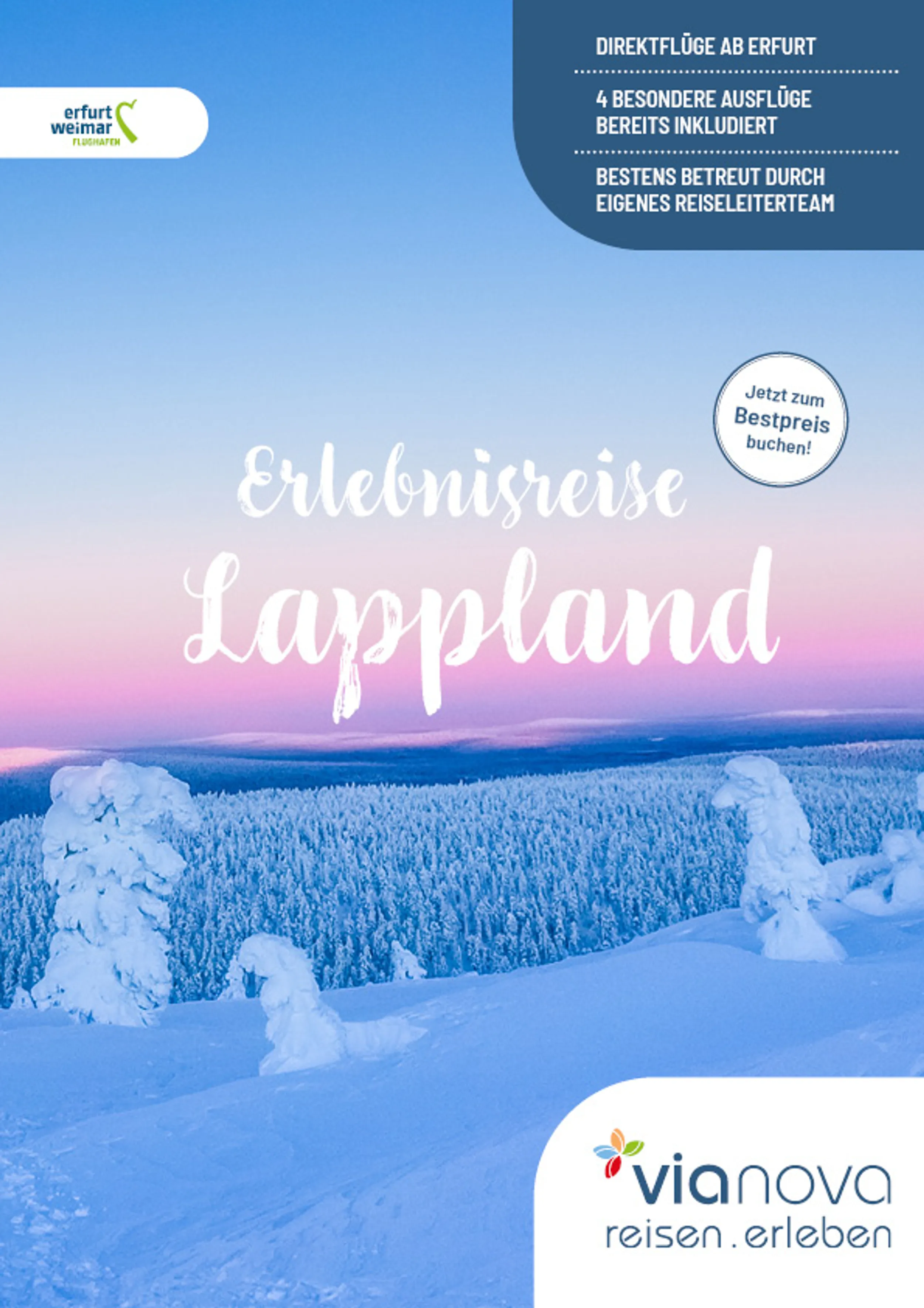 Erlebnisreise Lappland ab Erfurt alle Termine