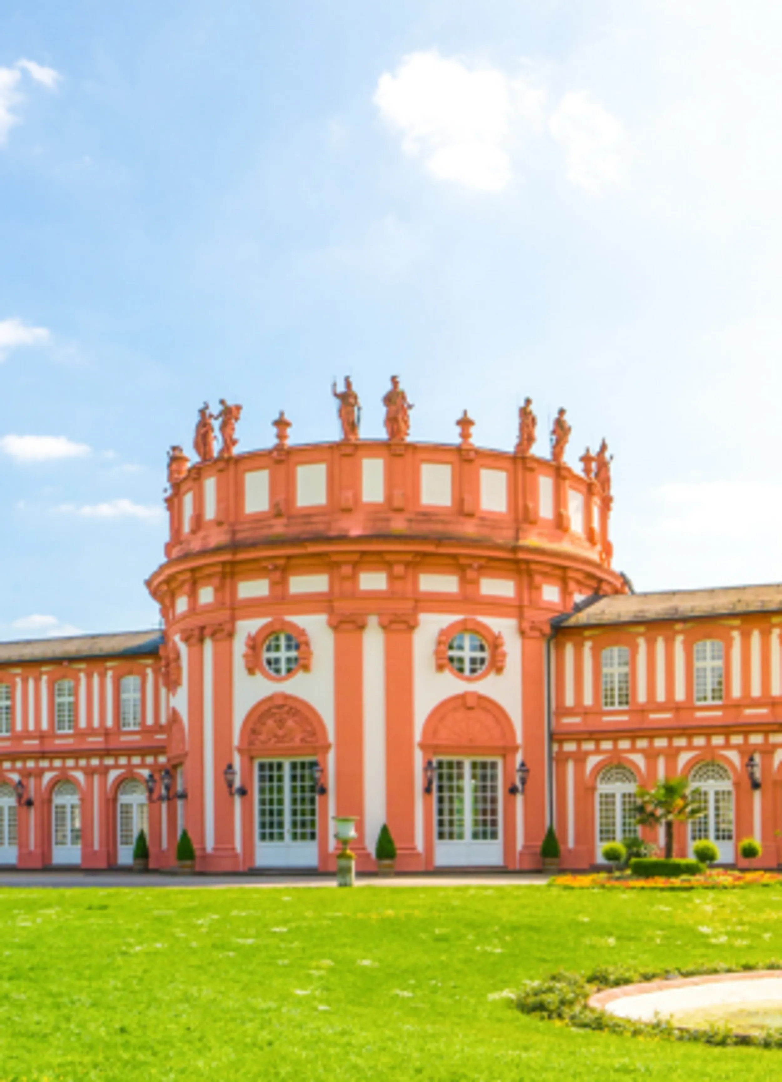 Schoss Mannheim im Sommer