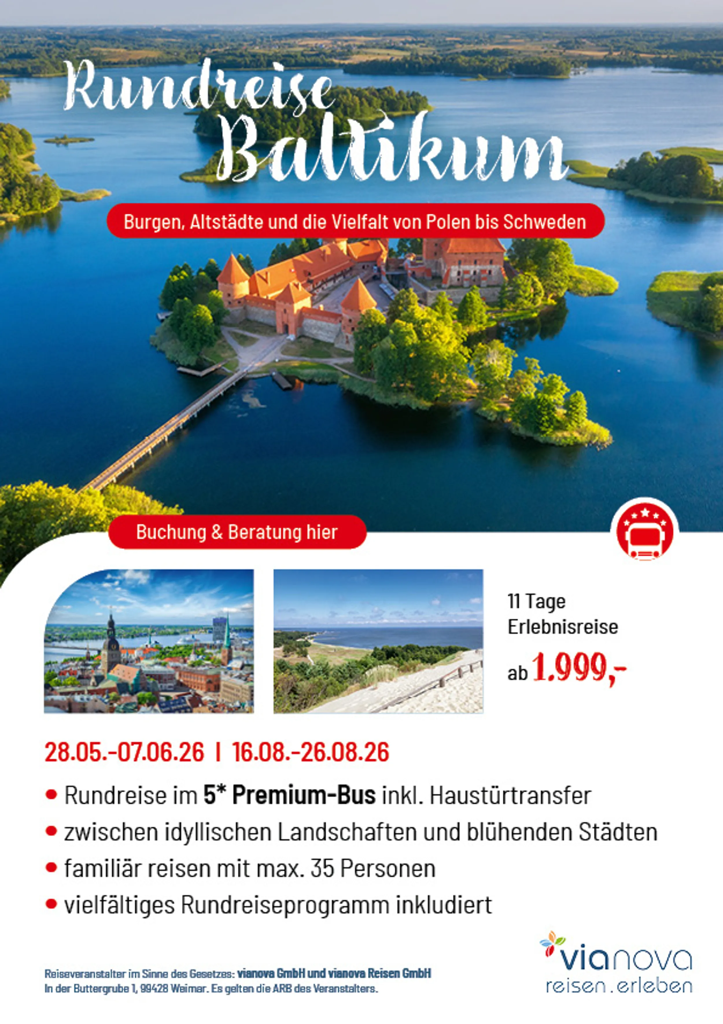 Lettland Litauen Estland Bild Tallin Riga Kurische Nehrung